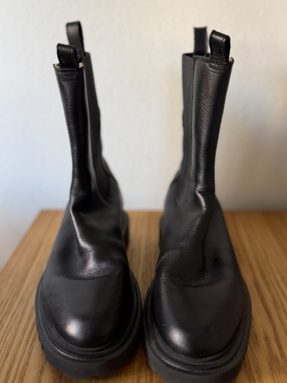 ALLSAINTS Women's Hallie Stretch Mid Calf Boots in Black, Size 38 ur US8 - Picture 5 of 14